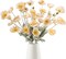 8PCS Artificial Champagne Poppy Flowers – Silk Fake Poppies for Wedding, Party, & Table Centerpiece Decor